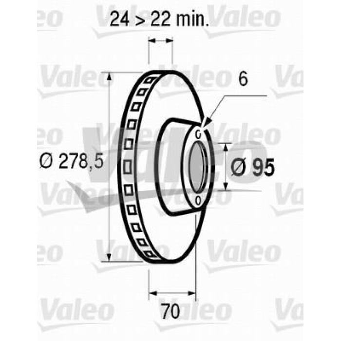 DİSK FREN AYNASI ÖN 186210 MASTER T30 T35 (81) 6 BİJON (TAKIM FIYATI)