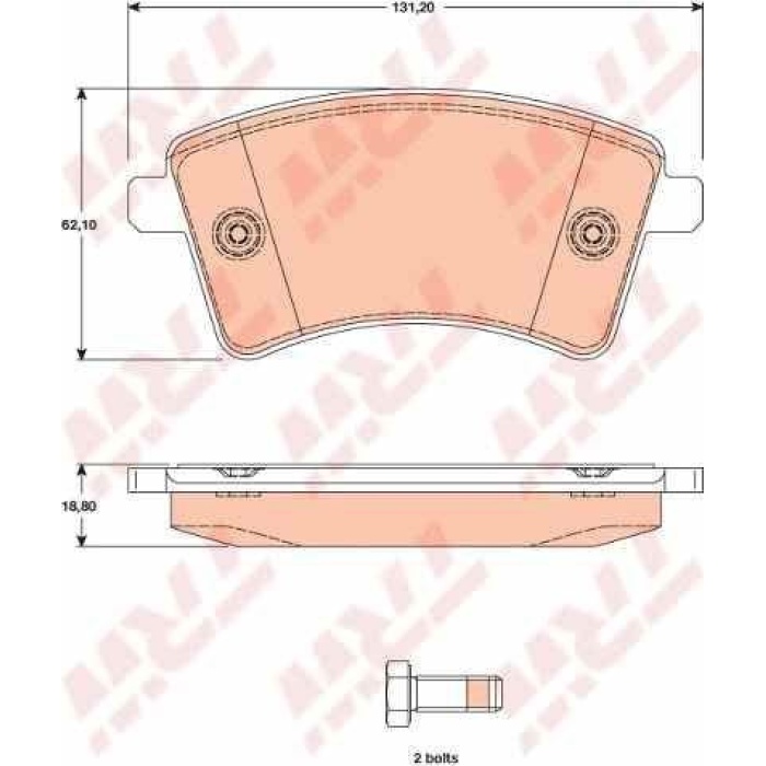 DİSK BALATA ÖN Z3284PS KANGO-III 1.5 DCI (08-)