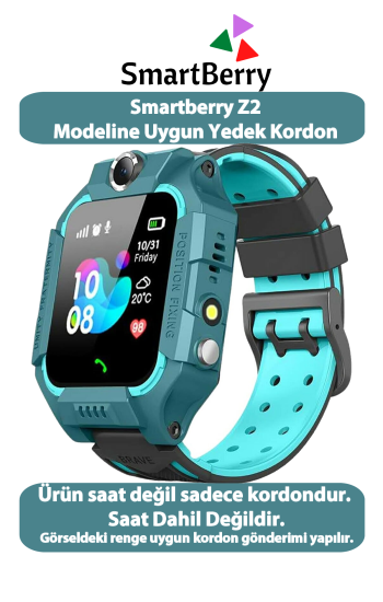 Smartberry Z2 Akıllı Çocuk Saati Modeline Uyumlu Yedek Kordon Yeşil