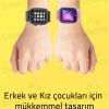 Z40 Görüntülü Görüşme Yüz Tanıma Gps Wıfı Konum Akıllı Çocuk Takip Saati Sim Kartlı - Siyah