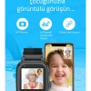 Z40 Görüntülü Görüşme Yüz Tanıma Gps Wıfı Konum Akıllı Çocuk Takip Saati Sim Kartlı - Pembe Mor