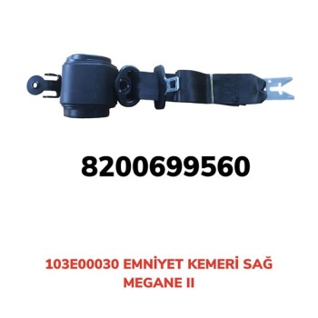 EMNİYET KEMERİ OTOMATİK SAĞ MEGANE II AFT 103E00030