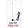 OLUK ANTENİ KISA DÜZ ÜNİVERSAL FLAS FOA110