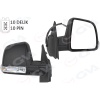 DIŞ DİKİZ AYNASI ELEKTRİKLİ SAĞ DOBLO III 2011 MD. SİNYALLİ KATLANIR / POWER FLOK DESENLİ 10 FİŞ GVA 1029112