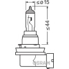 AMPUL 12V H8 35W NIGHT BREAKER LASER 150 GÜÇLÜ 20 BEYAZ IŞIK İKİLİ AMBALAJ OSRAM 64212NL-2HB