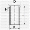 MOTOR GÖMLEĞİ DV6 TD/TED C.RAIL 1560 CC 1.6 HDI 75 YENMAK 51-65826-100