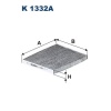 KABİN FİLTRESİ İ30 1.6GDI 11-16 IX35 1.6-2.0-2.04WD 10 FILTRON K1332A