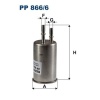 YAKIT FİLTRESİ VOLVO S60 1.5-2.0 2014 S80 V40 V60 V70 XC60 XC70 FILTRON PP866.6