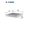 POLEN FILTRESI KARBONLU JAGUAR XF I X250 XJ X351 XF SPORTBRAKE X250 FILTRON K1429A