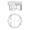 PISTON SEGMAN 0.25 82.25mm MERCEDES M271 Kompressor W204 S204 CL203 KOLBEN 41766620