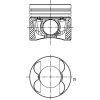 PISTON SEGMAN 0.25 83.25mm MERCEDES OM651 W204 C218 W212 W166 W221 W639 B906 B907 B910 KOLBEN 40776610