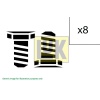 VOLAN CIVATA TAKIMI 8 LI MERCEDES VITO W447 RENAULT TRAFIC NISSAN QASHQAI OPEL VIVARO LUK 411026610