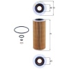 YAG FILTRESI BMW E46 E90 E60 E92 E93 E63 E64 E65 E83 E70 E71 MAHLE OX177.3D