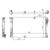 RADYATOR MECHANİCAL MT 780 470 34 TRAFİC II 2.0 DCİ 01 630709-93857125 ORIS MRN564034