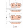 FREN BALATASI ARKA MINI R55 R56 R57 R58 R59 TRW GDB1766
