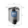 YAKIT FİLTRESİ SU SENSÖR BAĞLANTILI NISSAN QASHQAI 1.5L Dci K9K J10DE 06-13 / RENAULT KOLEOS 2.0DC İ 110-127KW/150-173PS 08 OE UFI 2402501