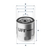 YAG FILTRESI TRANSIT V348-V347-V363-V362 06 14 2.2-2.4 TDCI BOXER JUMPER III BOXER JUMPER DUCATO 2.2HDI 06 2.2HDI UFI 2358400