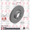 FREN DİSK ON SOL PORSCHE CAYENNE 9YA 17 PANAMERA 971 16 360 mm - 36 mm ZIMMERMANN 460.4553.20