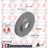 ÖN FREN AYNASI VOLVO S60 00-10 S80 98-06 V70 97-07 XC70 00-07 285x5DL KÜÇÜK TİP 986479210-DF4238 ZIMMERMANN 610.3701.20