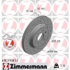 ARKA FREN AYNASI VOLVO XC90 2.5T-3.2AWD-D3-D5-T6 2002 2012 17 JANT 308x20x5DLxHAVALI DELİKLİ -986479320-DF4338 ZIMMERMANN 610.3708.52