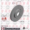 ARKA FREN DİSK ADET VOLVO S60 2019 S90 2016 2019 V60 2018 V90 2016 CAP296X5 16 JANT ZIMMERMANN 610.3724.20