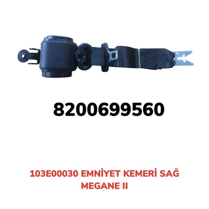 EMNİYET KEMERİ OTOMATİK SAĞ MEGANE II AFT 103E00030