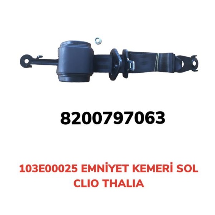 EMNİYET KEMERİ OTOMATİK SOL CLIO-THALIA AFT 103E00025