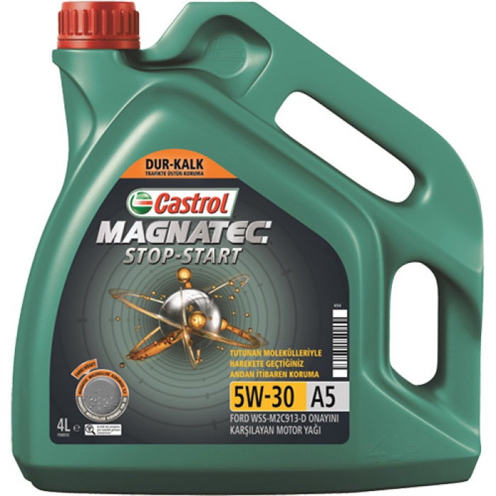 MOTOR YAĞI MAGNATEC 5W30 A5 TU 4 LT CASTROL MGNT5W30-4