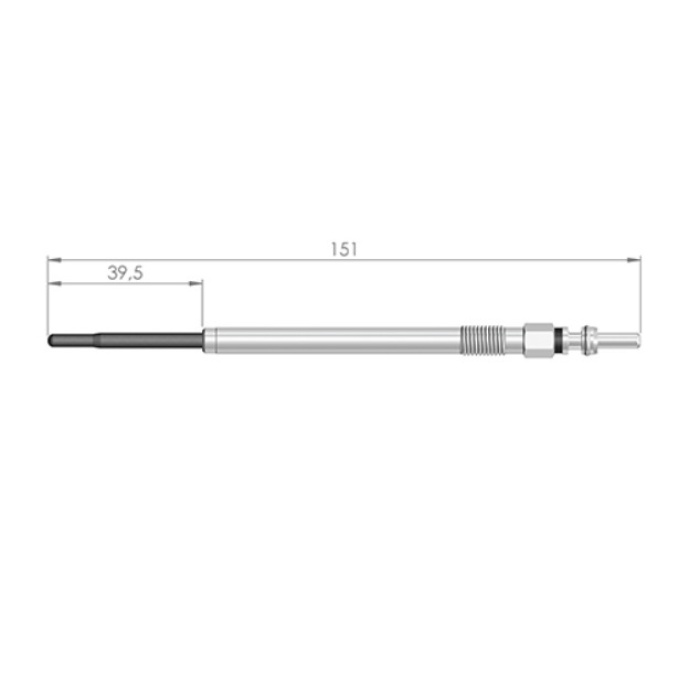 KIZDIRMA BUJİSİ TOYOTA HILUX VIII PICK-UP 2.4 D-2.8 D LAND CRUISER PRADO 2.8 D-4D ET1GERMANY ET153010