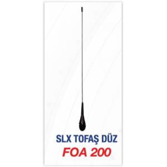 TAVAN ANTENİ DÜZ SLX FLAS FOA200