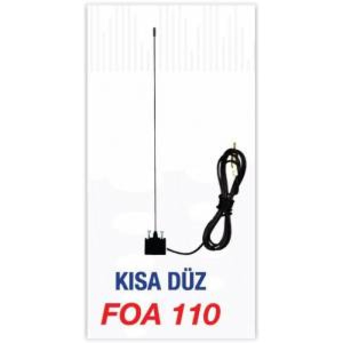 OLUK ANTENİ KISA DÜZ ÜNİVERSAL FLAS FOA110