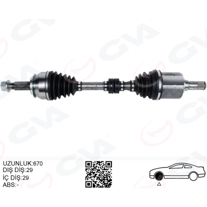 KOMPLE AKS SOL NISSAN QASHQAI 1.6 DCI OTOMATIK J11 GVA 4499903