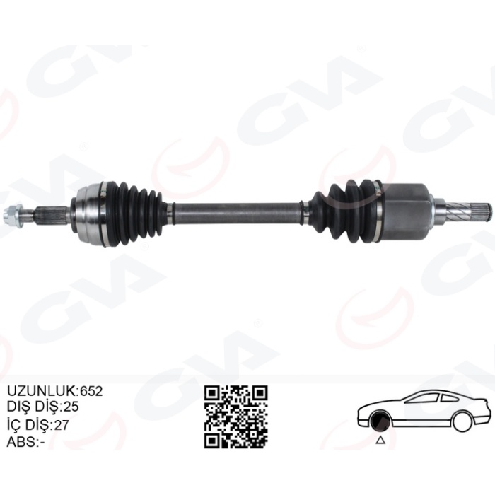 ON AKS SOL KOMPLE DACIA DUSTER 10 1.5 dCi 4x4 6 ileri GVA 4419009
