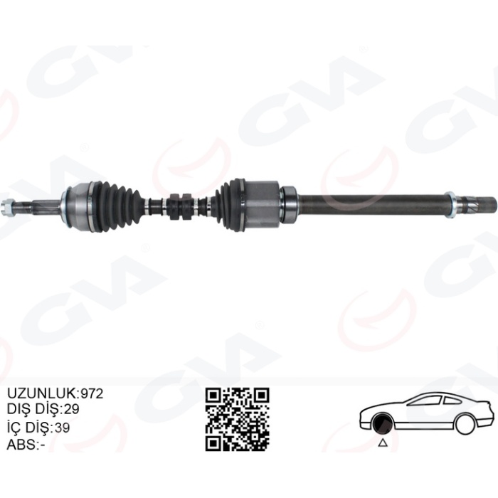 KOMPLE AKS SAĞ NISSAN QASHQAI J11 KASA 1.6 DCI 13- MANUEL 6 ILERI VITES GVA 4499908