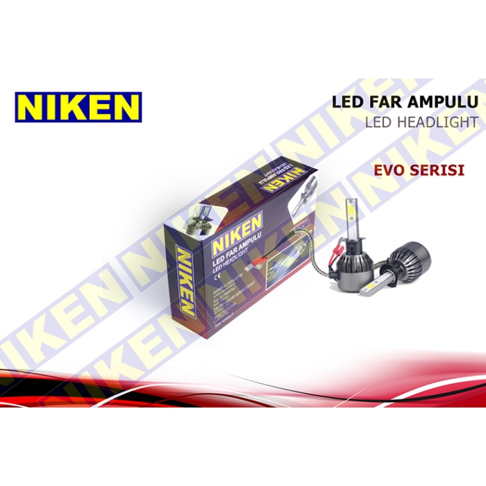 AMPÜL 12V H3 LED XENON SET EVO SERİSİ ZZNIKEN 0120020201