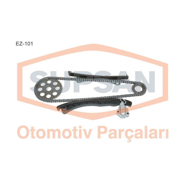 EKSANTRİK ZİNCİR SETİ ASTRA H-CORSA C-D-COMBO-C-D-ASTRA J-MERIVA-ALBEA-DOBLO-EGEA-PUNTO-500- 1.3 JTD -1.3 CDTI E4-E5-E6 GERGİ KİTİ SUPSAN EZ-101 SUPSAN EZ-101