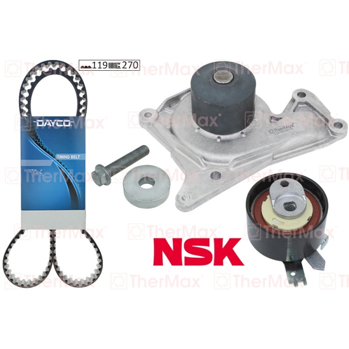 TRIGER KAYIS SETI MERCEDES OM607 W176 W246 C117 W415 X156 . CLIO IV 12 SYMBOL III 13 FLUENCE 09 MEGANE IV 15 SANDERO II 12 DUSTER 10 QASHQAI II 13 PULSAR 14 JUKE 10 K9K 1.5 dCi EURO 5 DEVİRDAİMLI THERMAX T15.188 THERMAX T15.188