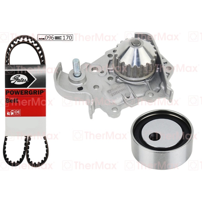 DEVİRDAİMLİ EKSANTRİK GERGİ KİTİ RENAULT CLIO II 01 KANGOO 97 MEGANE 96 DACIA LOGAN 04 SANDERO 08 SOLENZA 04 1.4-1.6 E7J-K7J-K4M THERMAX T15.125