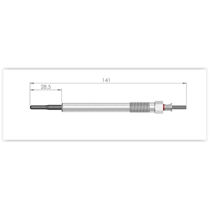 KIZDIRMA BUJİ VOLVO C30D C70D S40 S60 24D S80 2.4D D3 D5 V50 V60 XC90 XC60 XC70 İX55 3.0CRDI ET1GERMANY ET134072
