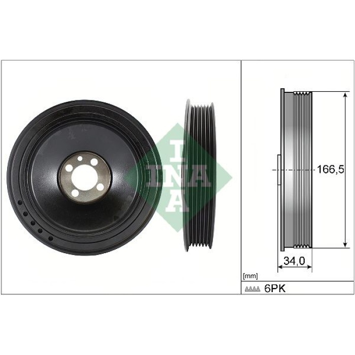 KRANK KASNAĞI ASTRA J-INSIGNIA A-ZAFIRA C 2.0 A-Y-Z20DTH-DTE-DTJ-DT-DTL INA 544015710