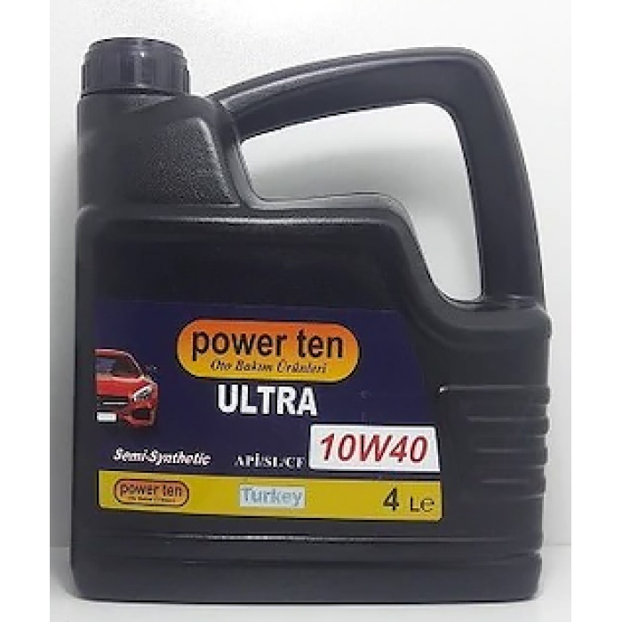 MOTOR YAĞI 10W40 4LT PAKET 6 LI POWERTEN PT37