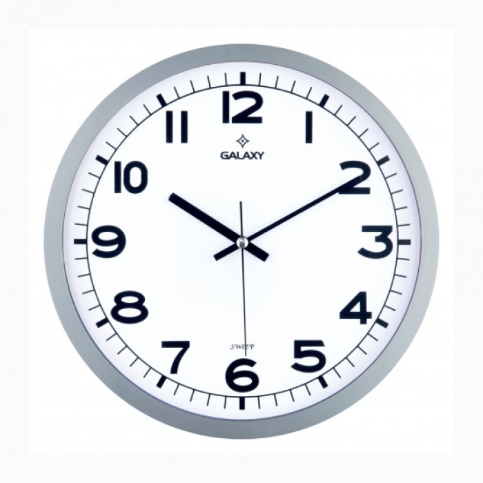 DUVAR SAATİ GRİ ÇERÇEVE ÇAP:29.5CM AKRİLİK BOYALI ABS ÇERÇEVE MİNERAL CAM SESSİZ AKAR MAKİNE PVC KADRAN KADRAN ÖLÇÜSÜ: 286MM KADRAN BASKI ALANI: 175MM SAAT 216-G