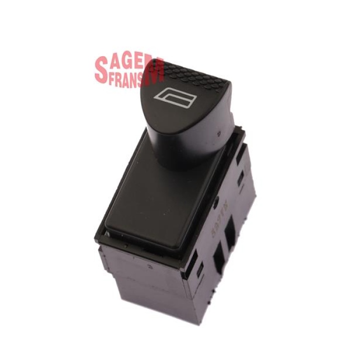 CAM AÇMA DÜĞMESİ PALIO - ALBEA TEKLİ SİYAH SAGEM 400126