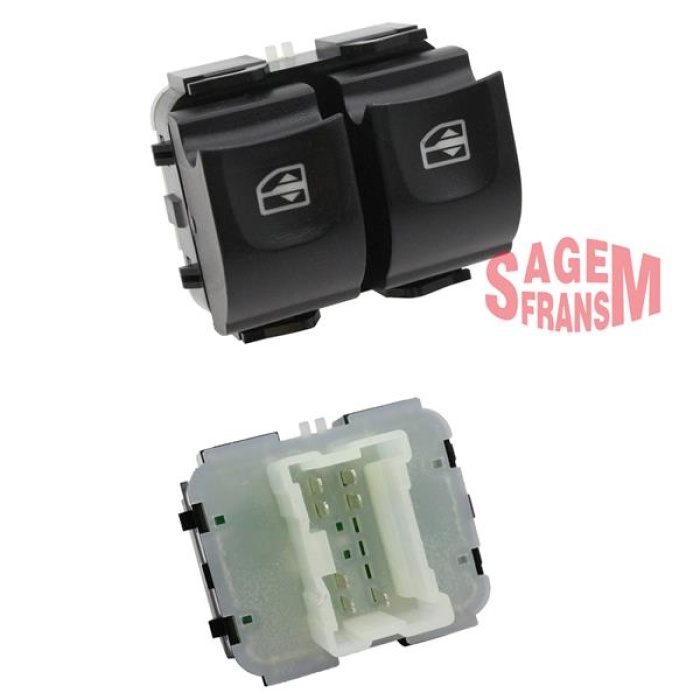 CAM AÇMA DÜĞMESİ ÖN SOL ÇİFTLİ CLIO IV SAGEM 500121