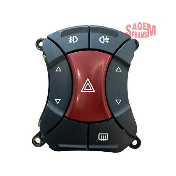 DÖRTLÜ FLAŞÖR CAM AÇMA DÜĞMESİ DOBLO SAGEM 400128