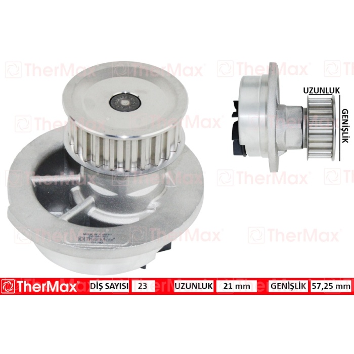 DEVİRDAİM ASTRA F-VECTRA B-CORSA B-TIGRA 94-00 ZAFIRA A 1.6 16V X16XEL PA541 T 1334046 THERMAX T01.162