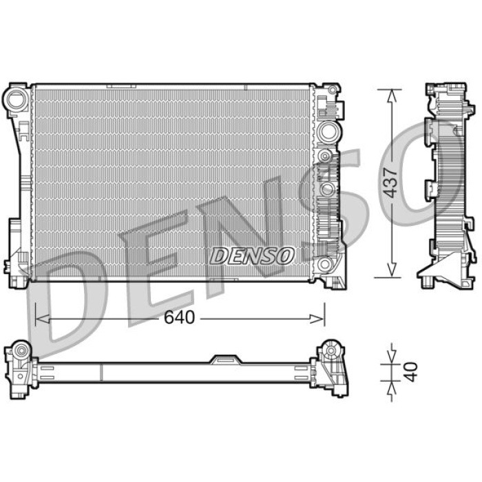 MOTOR SU RADYATORU MERCEDES GLK-CLASS X204 08 15 W204 C63 AMG 08 14 DENSO DRM17046