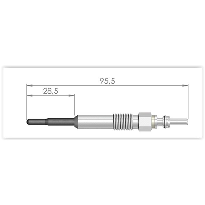 KIZDIRMA BUJİSİ GOLF V 1.9TDI-PASSAT 2.0TDI-POLO 1.4TDI-CRAFTER 2.5TDI-T5 2.5 TDI BMM ET1GERMANY ET098104