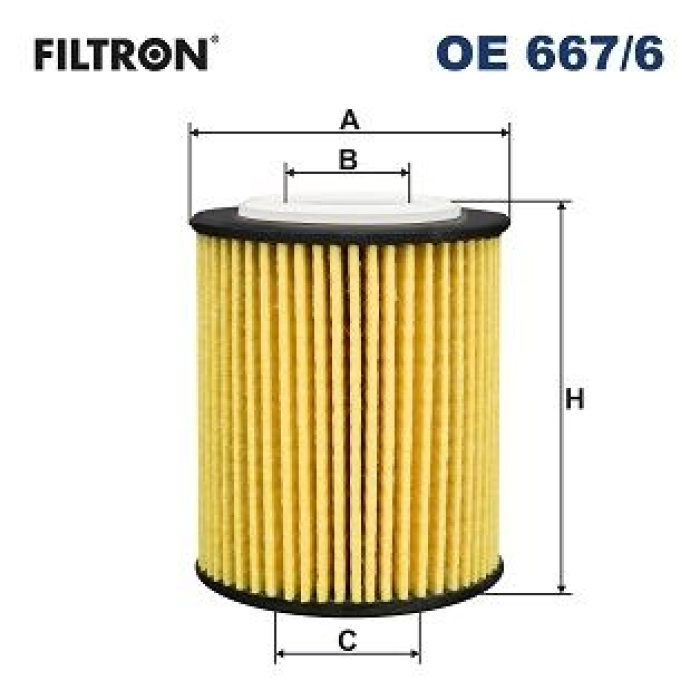 YAG FILTRESI ASTRA L 21 CORSA F 19 FOCUS 17 COURER 17 ECOSPORT 17 PUMA 20 KUGA 20 CONNECT 17 2008-208-3008 II-301-308-5008-508-EXPERT-PARTNER-BERLINGO-C3-C4 CACTUS-C4-C-ELYSEE-JUMPY 1.5BLUEHDI FILTRON OE667.6