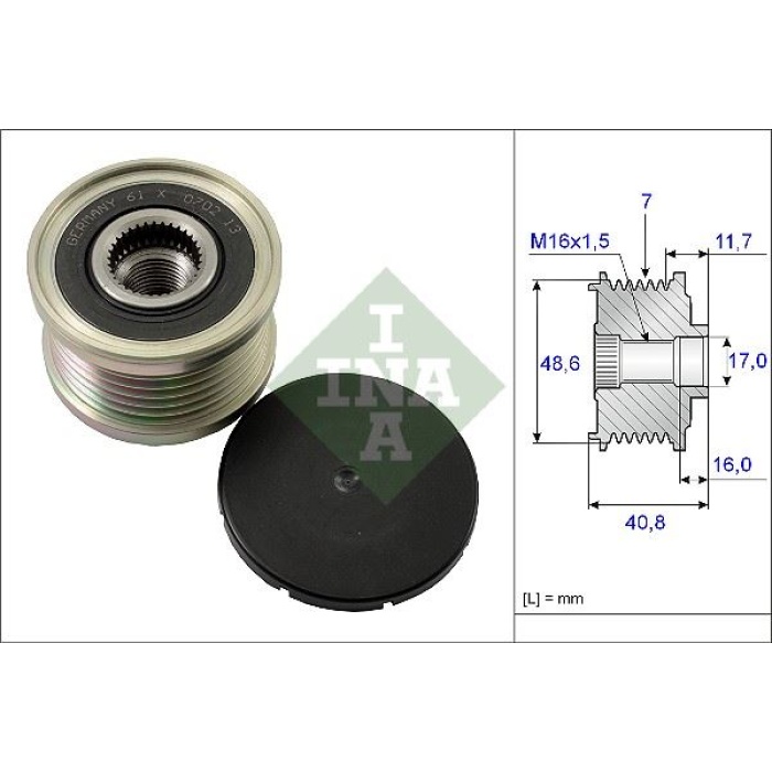 ALTERNATÖR KASNAĞI 7 KANAL CAPTUR I 13 CLIO IV 12 MASTER III 10 MEGANE IV 15 KADJAR 15 FLUENCE 09 CLIO V 19 DUSTER 10 JOGGER 23 QASHQAI II 13 0.9TCe 1.0TCe 1.2TCe 1.3TCe 1.5dCi 1.6dCi 2.0dCi 2.3dCi INA 535008010